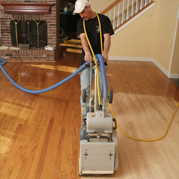 Dust free sanding floors
