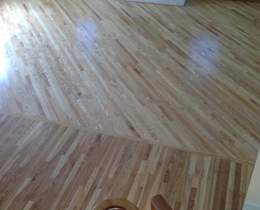 ash hardwood floor